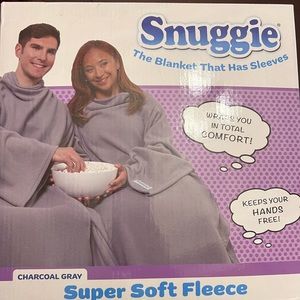 Grey Snuggie Blanket in Box